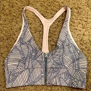 Lululemon Zip-Up Sports Bra